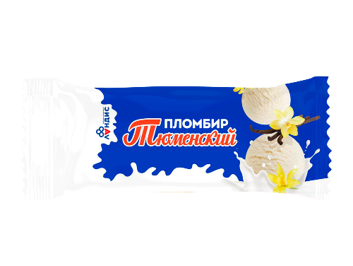 Весовое мороженое "Тюменский пломбир" ванильный 400 гр.