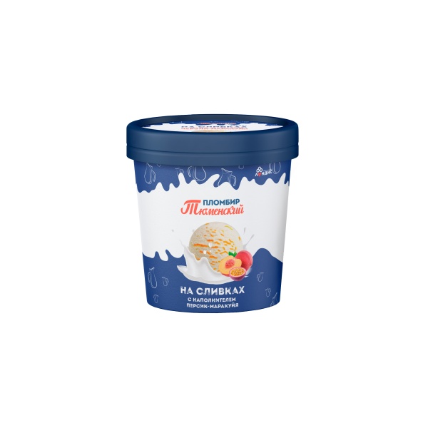 Ведро НА СЛИВКАХ с наполнителем персик/маракуйя 280гр