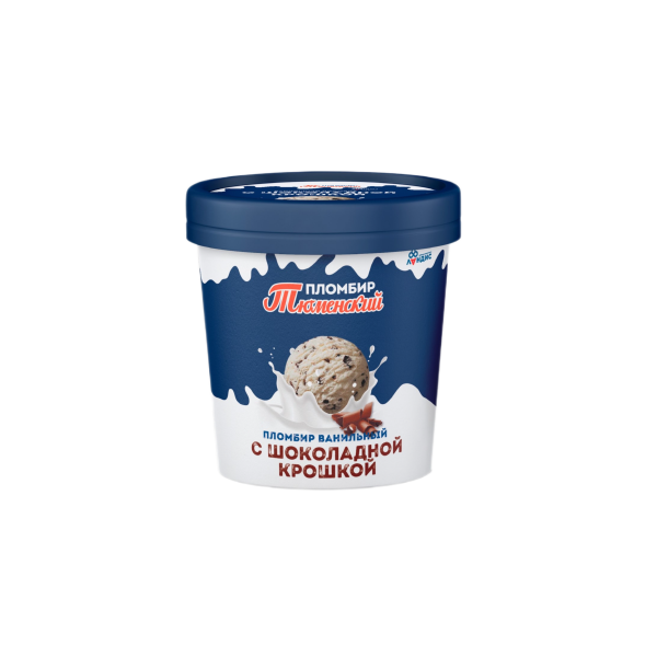 Ведро "Тюменский пломбир" 15% ванильный с шоколадной крошкой 280 г
